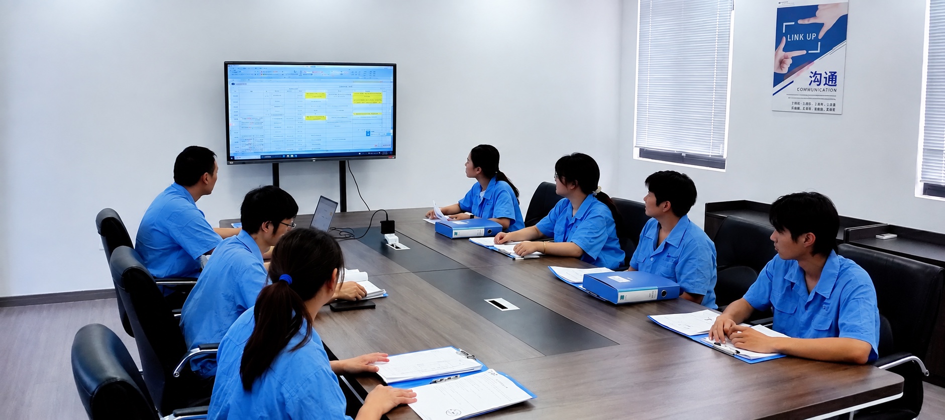 vanesen team discussing display and HMI project requirements
