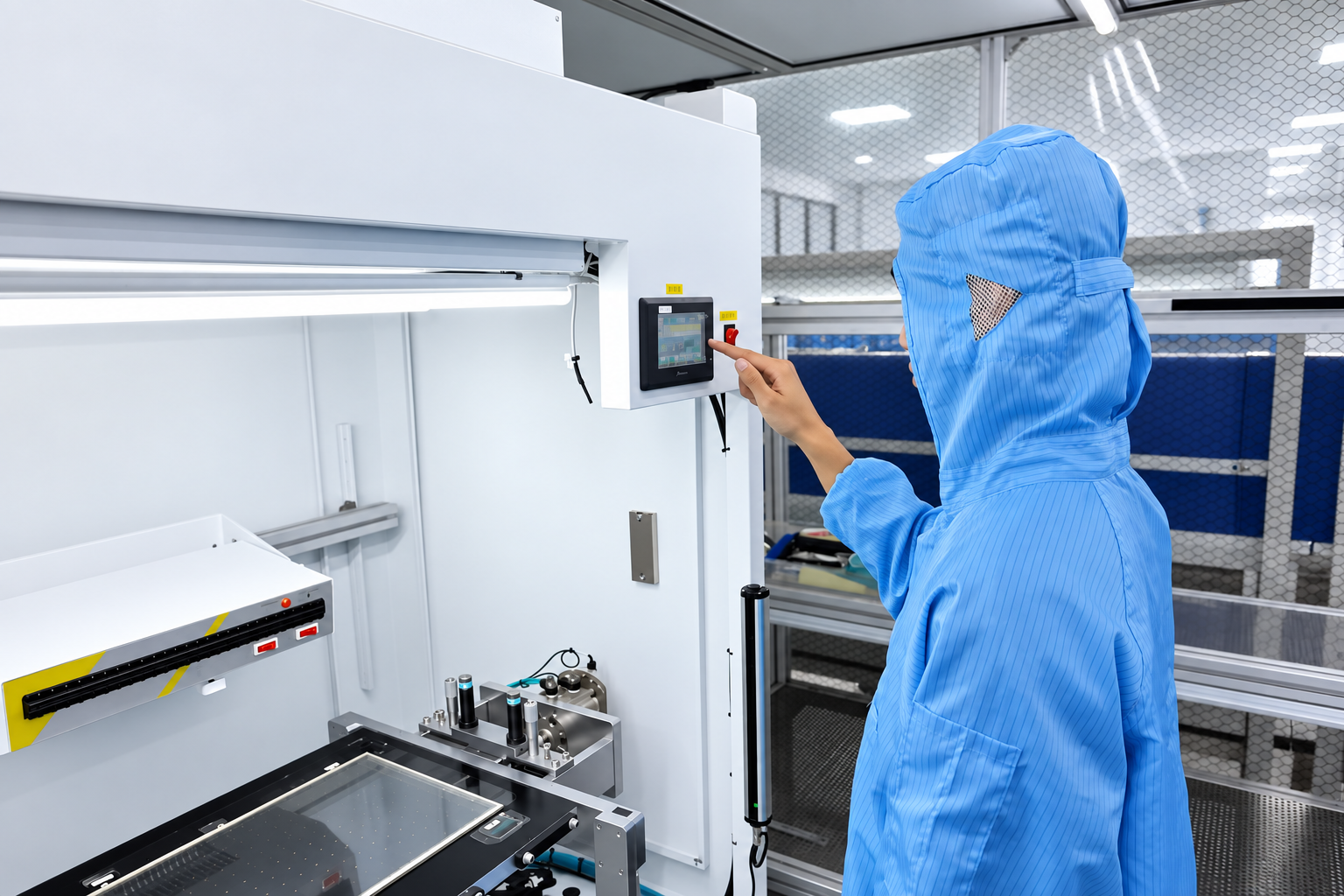 Equipment setup for OCA optical bonding