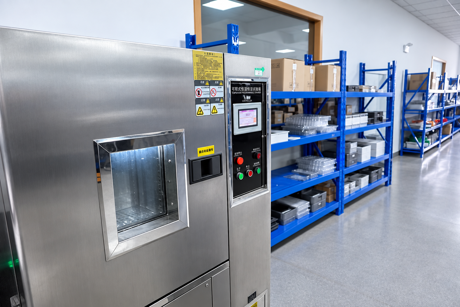 Environmental chamber for HMI temperature testing