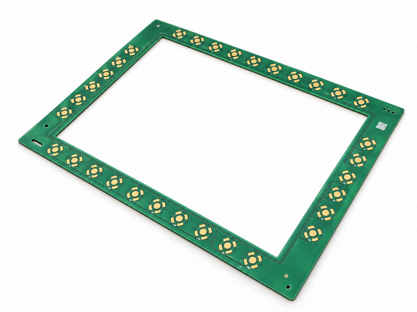 Frame-shaped keypad PCBA